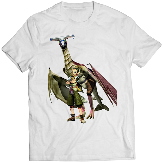 Yuki With Dragon Grandiia3 Premium Unisex T-shirt (Vectorized Design)