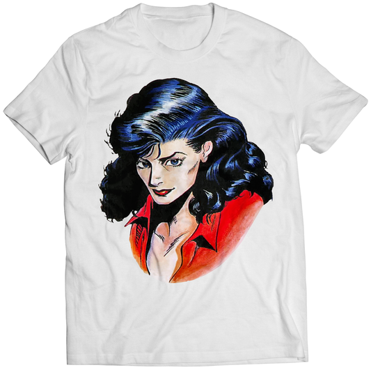 Hannah Portrait C&D Premium Unisex T-shirt (Vectorized Design)