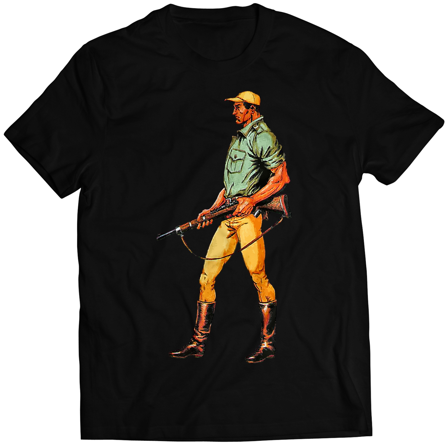 Mustafa Full Body C&D Premium Unisex T-shirt (Vectorized Design)