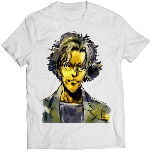 Otacon Hal Emmerich MGS Portrait Premium Unisex T-shirt (Vectorized Design)