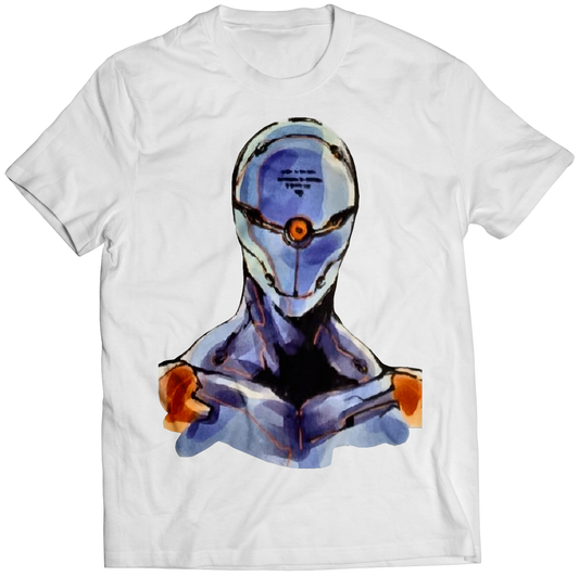 Frank Jaeger Cyborg Ninja Gray Fox MGS Portrait Premium Unisex T-shirt (Vectorized Design)