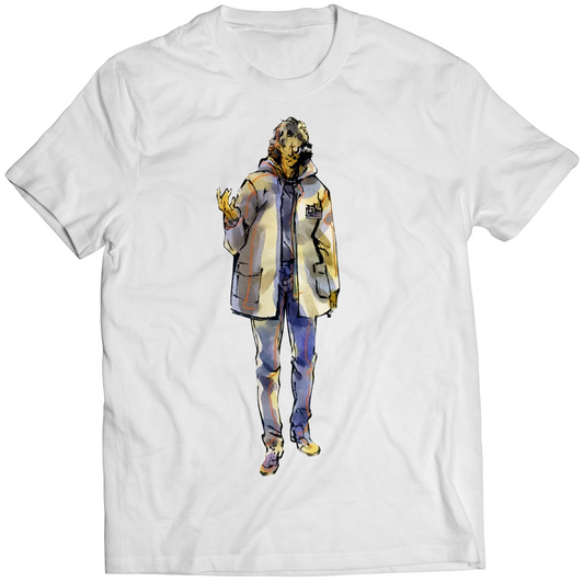 Otacon Hal Emmerich MGS Full Body Premium Unisex T-shirt (Vectorized Design)