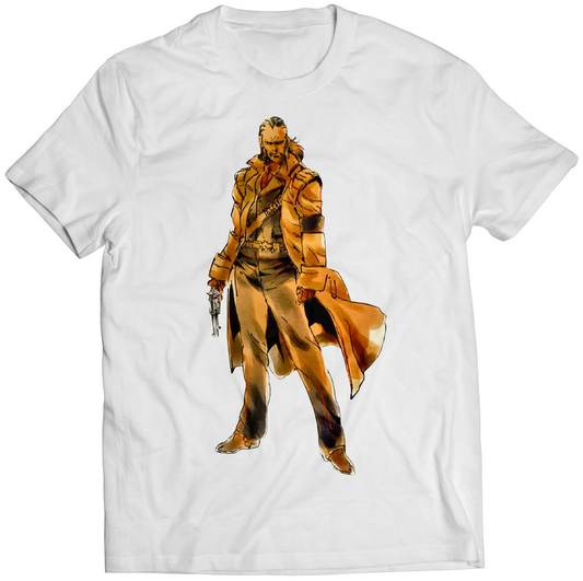 Revolver Ocelot Shalashaska MGS Full Body Premium Unisex T-shirt (Vectorized Design)