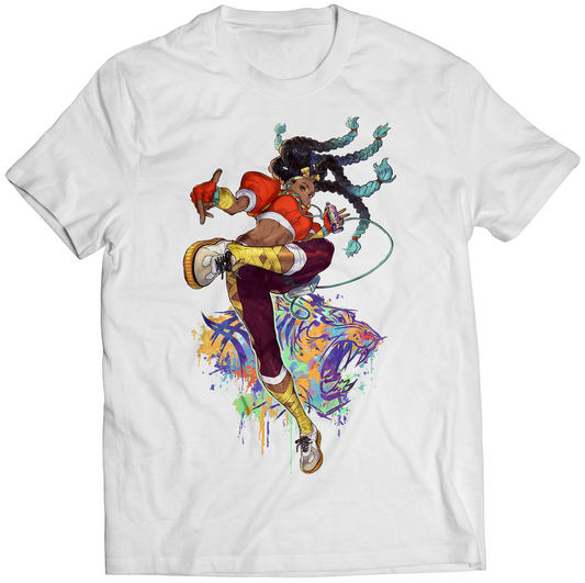 Kimbery Spray Paint Premium Unisex T-shirt (Vectorized Design)