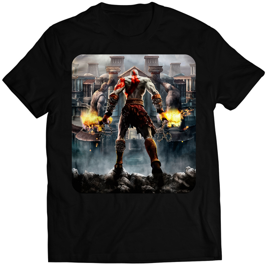 Kratos GOW2 Cover Premium Unisex T-shirt (Vectorized Design)