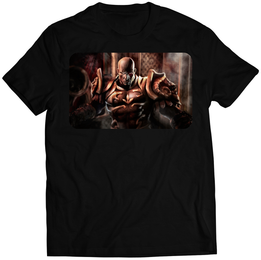 Kratos Chillin GOW2 Premium Unisex T-shirt (Vectorized Design)