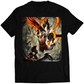 Kratos Aerial Battle GOW2 Premium Unisex T-shirt (Vectorized Design)