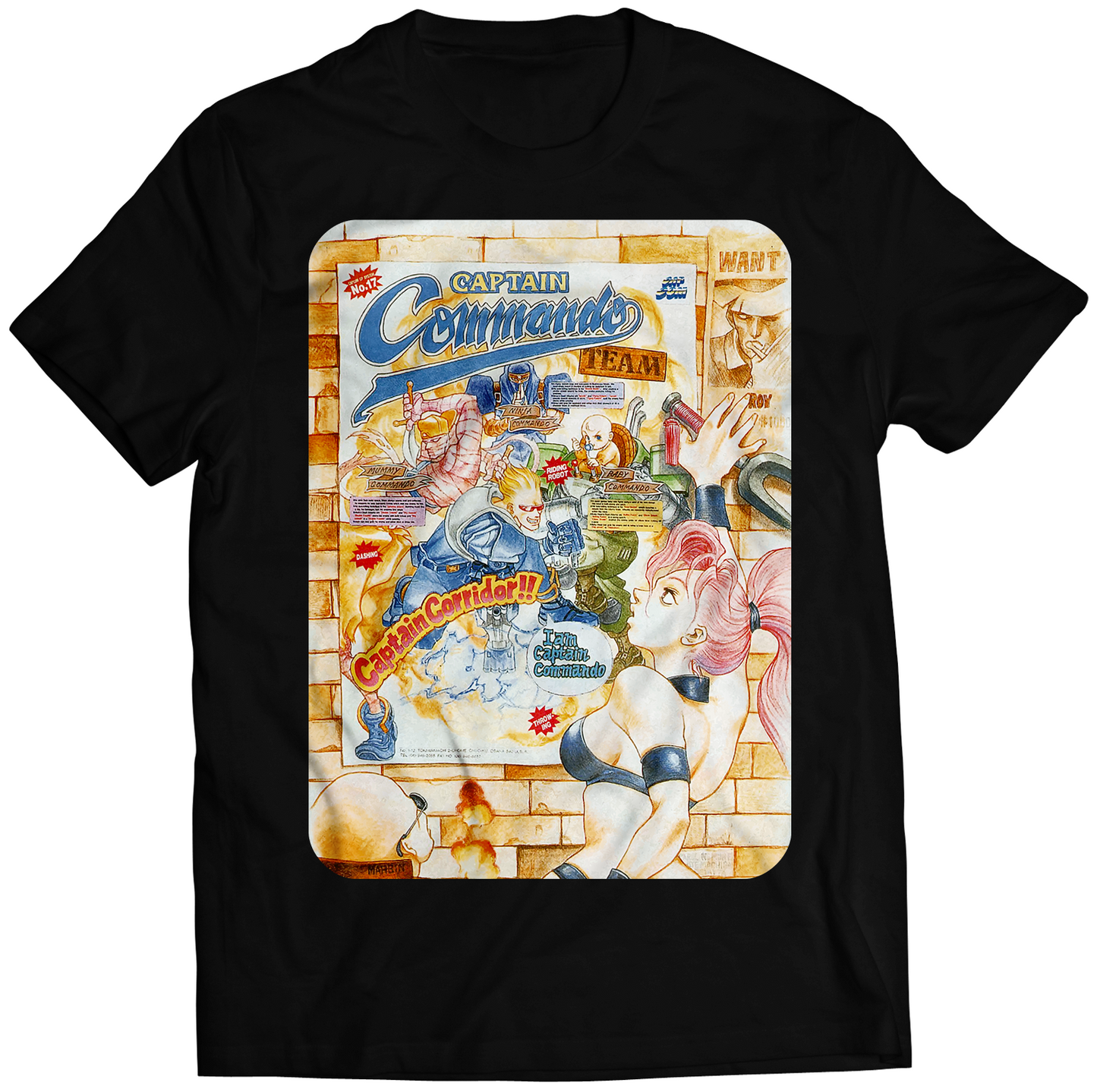 Commando Illustration Premium Unisex T-shirt (Vectorized Design)