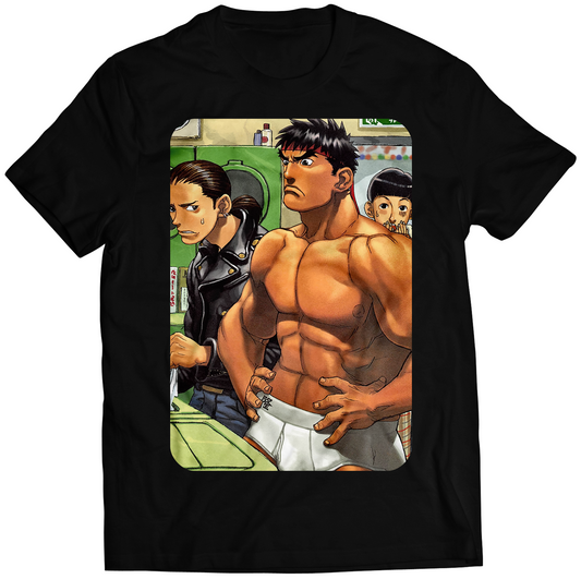 Ryu Doing Laundry Premium Unisex T-shirt (Vectorized Design)