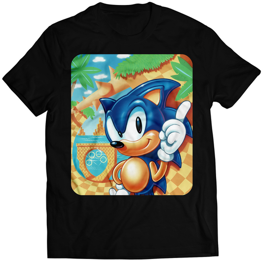 Retro Hedgehog Premium Unisex T-shirt (Vectorized Design)