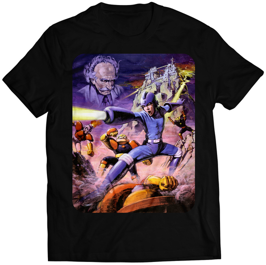 Mega Man 2 Pal European V2 Premium Unisex T-shirt (Vectorized Design)