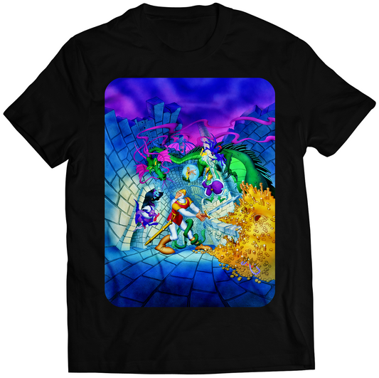 Dragon's Lair Premium Unisex T-shirt (Vectorized Design)