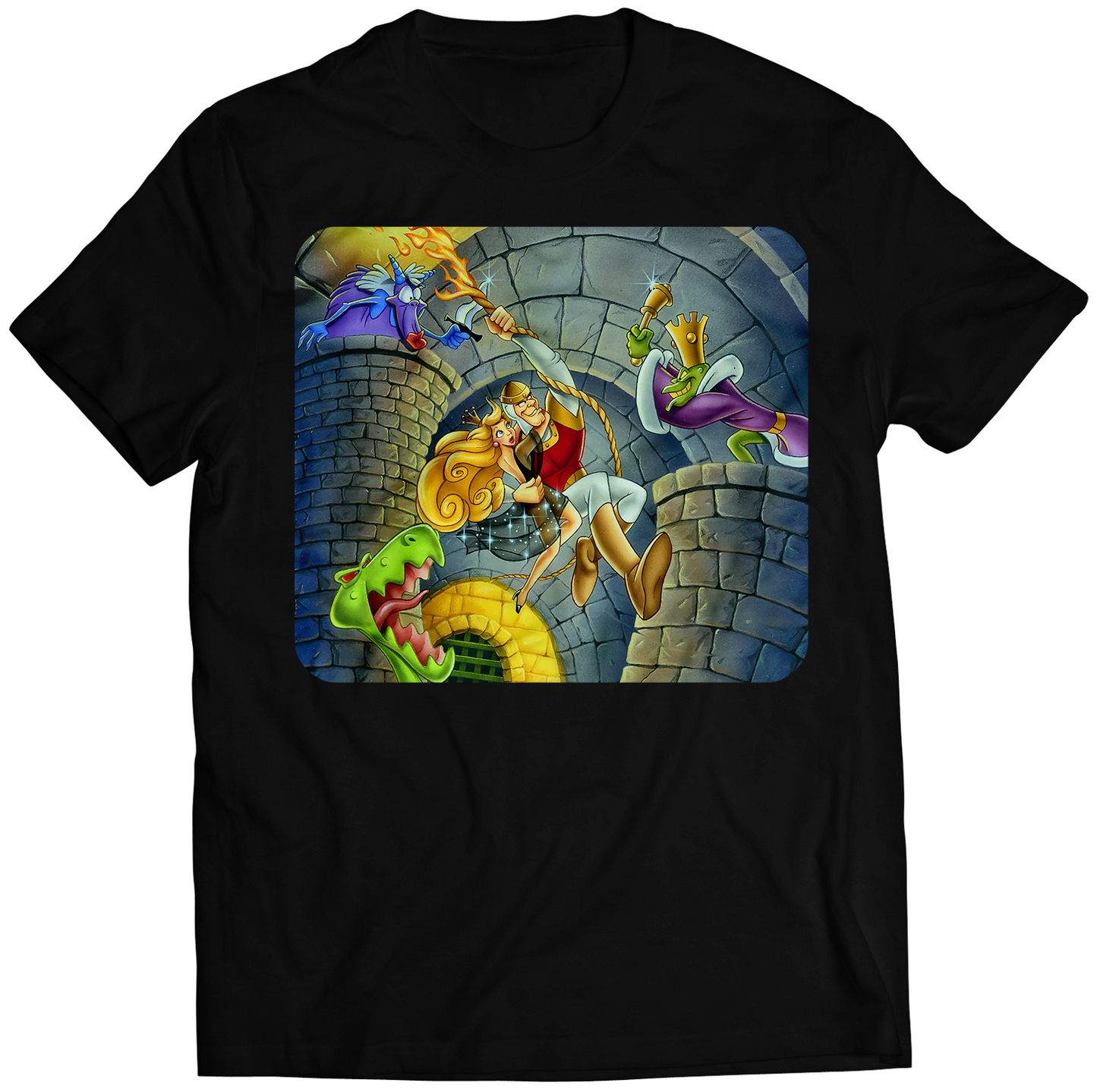 Dragon Lair Premium Unisex T-shirt (Vectorized Design)