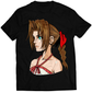 Aerith Before Crisis FF7 FFVII Premium Unisex T-shirt (Vectorized Design)