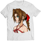 Aerith Before Crisis FF7 FFVII Premium Unisex T-shirt (Vectorized Design)
