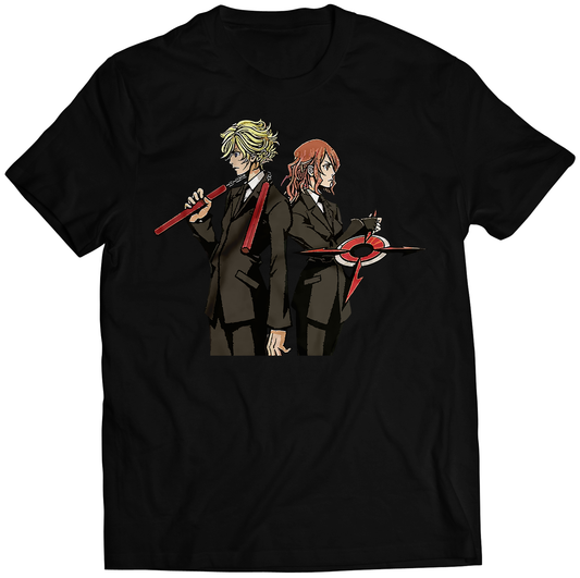 Nunchaku Shuriken Before Crisis FF7 FFVII Premium Unisex T-shirt (Vectorized Design)
