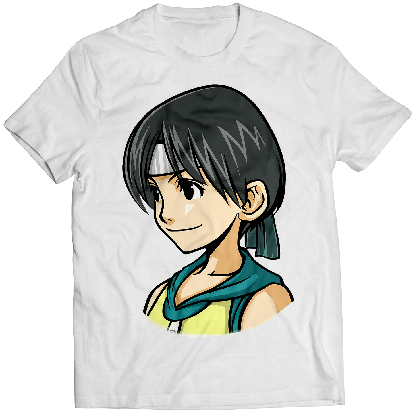 Yuffie Before Crisis FF7 FFVII Premium Unisex T-shirt (Vectorized Design)