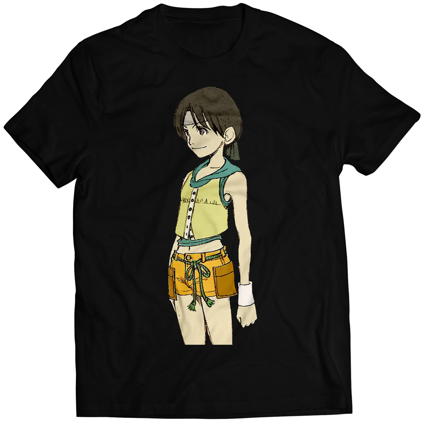 Yuffie V2 Before Crisis FF7 FFVII Premium Unisex T-shirt (Vectorized Design)