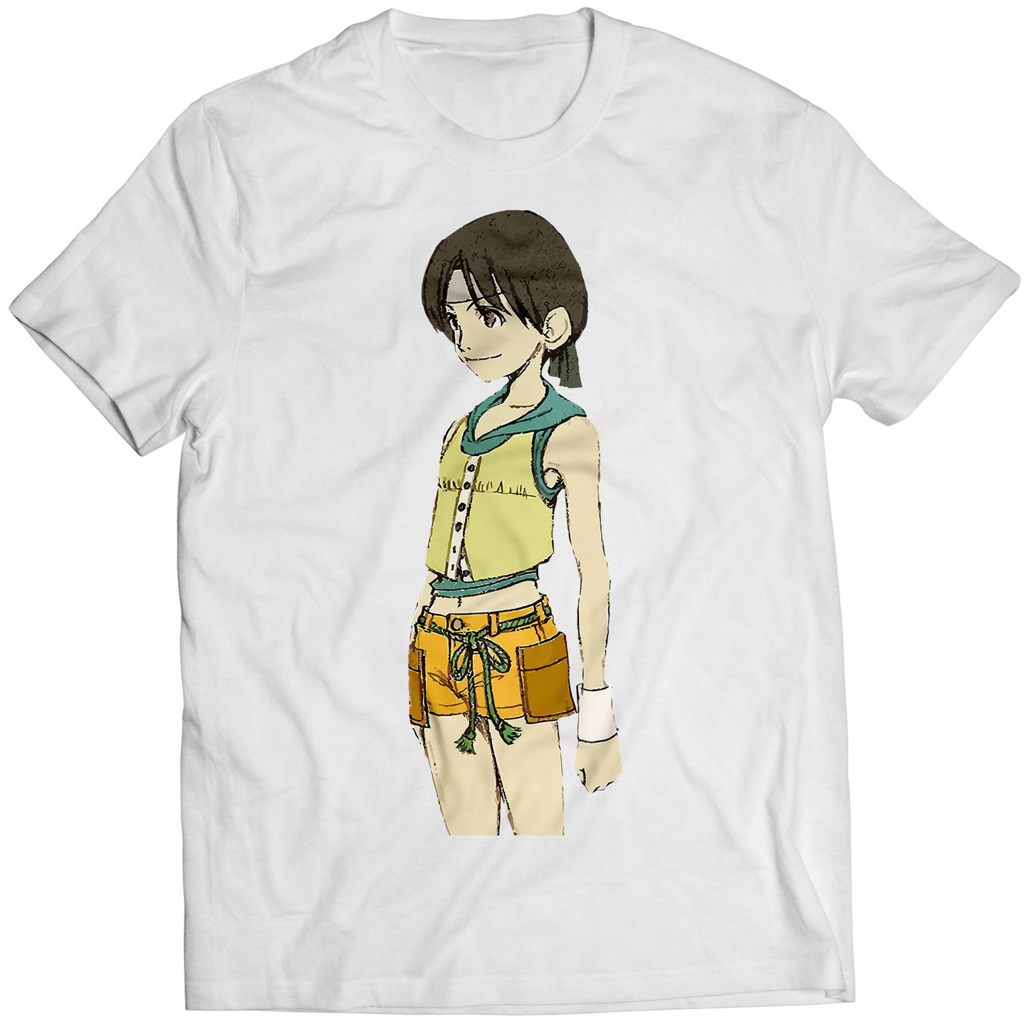 Yuffie V2 Before Crisis FF7 FFVII Premium Unisex T-shirt (Vectorized Design)