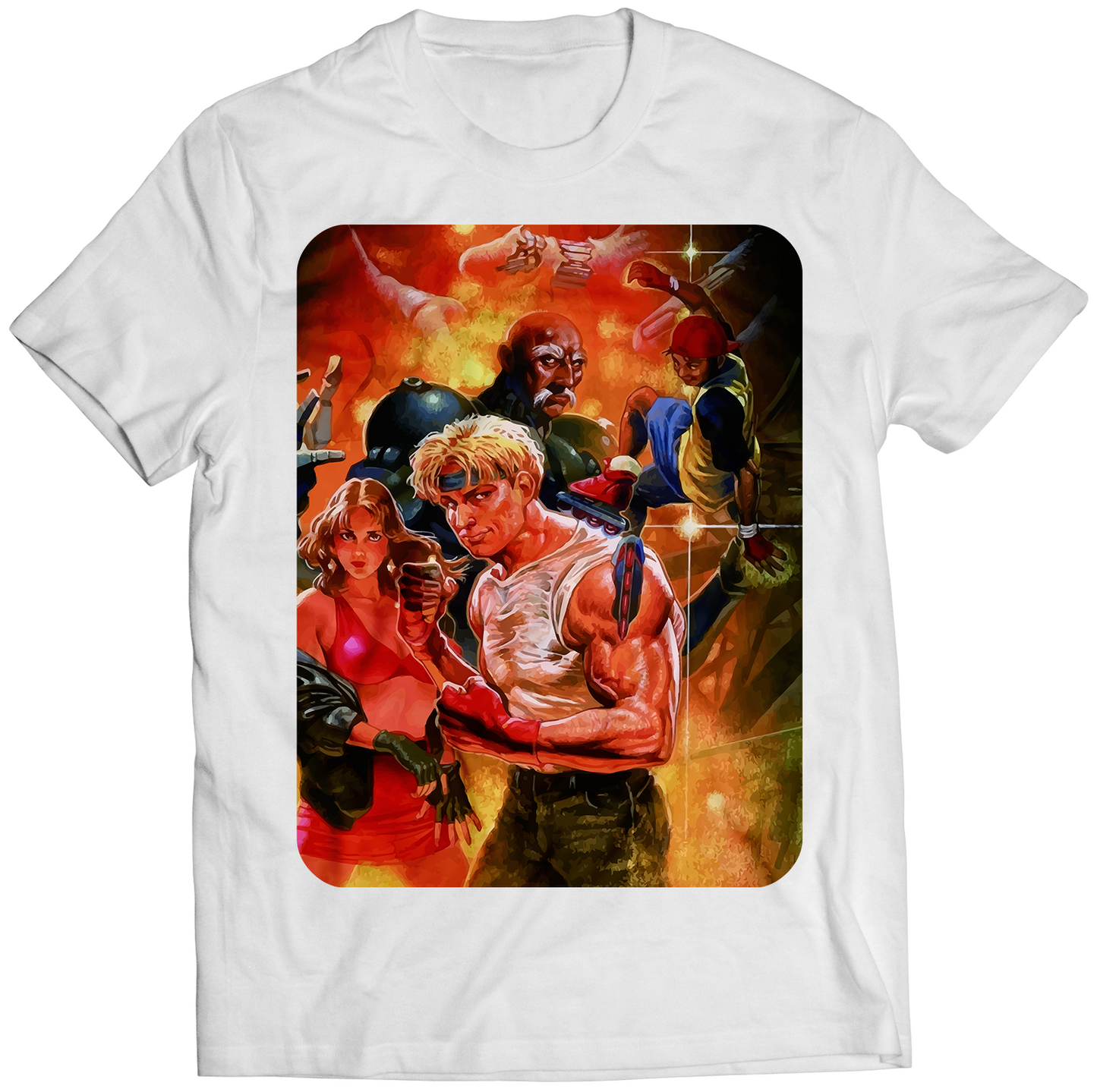 Bare Knuckle 3 Cover Premium Unisex T-shirt (Vectorized Design).