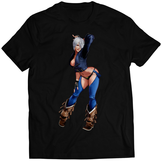 Angel KOF15 KOFXV Premium Unisex T-shirt (Vectorized Design)