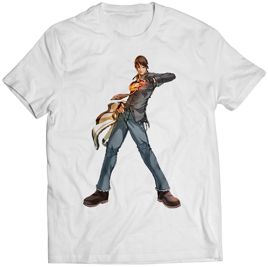 Kyo Kusanagi Rare KOF Premium Unisex T-shirt (Vectorized Design)