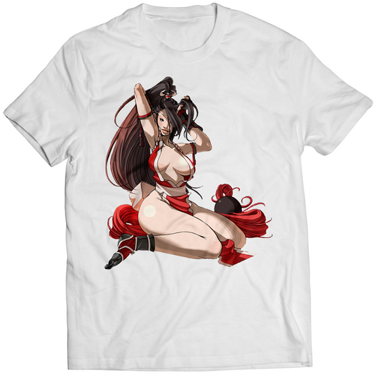 Mai Shiranui Rare KOF Premium Unisex T-shirt (Vectorized Design)