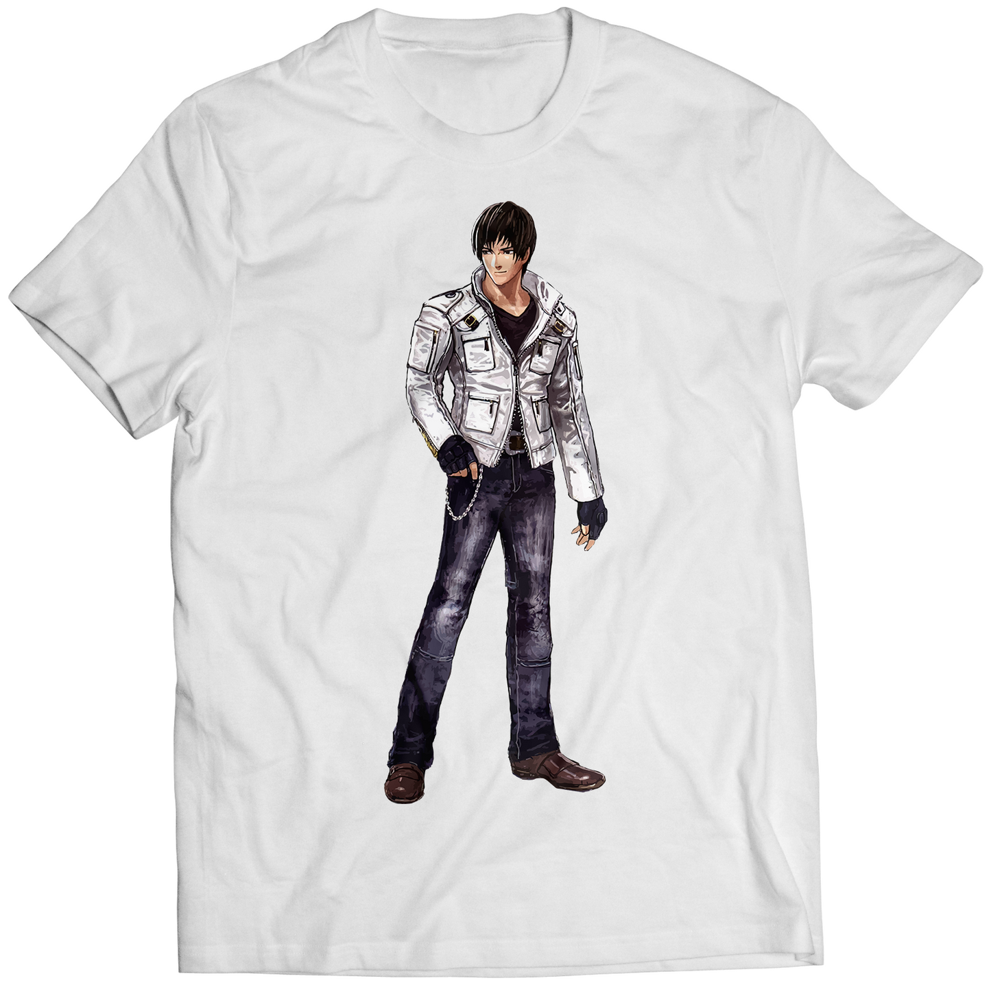 Kyo Kusanagi KOF14 XIV Premium Unisex T-shirt (Vectorized Design)