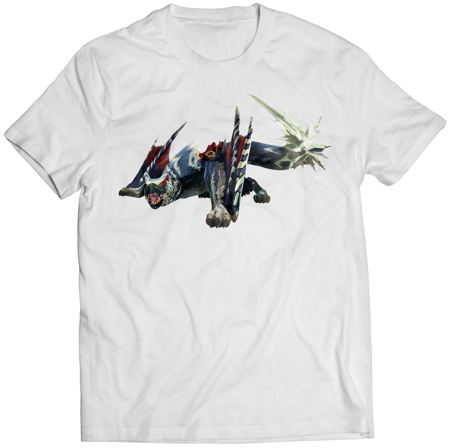 Silverwind Nargacuga MHS2: WOR Premium Unisex T-shirt (Vectorized Design)