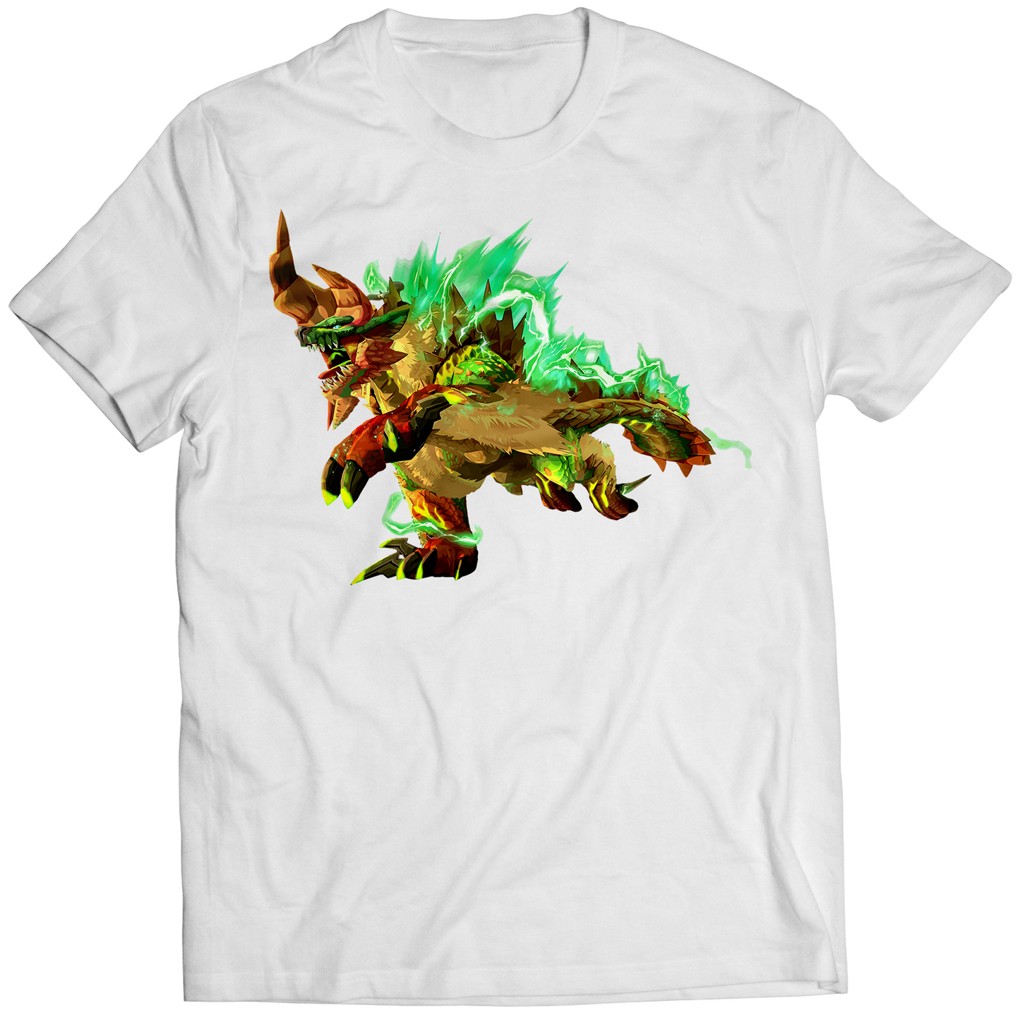 Thunderlord Zinogre MHS2: WOR Premium Unisex T-shirt (Vectorized Design)