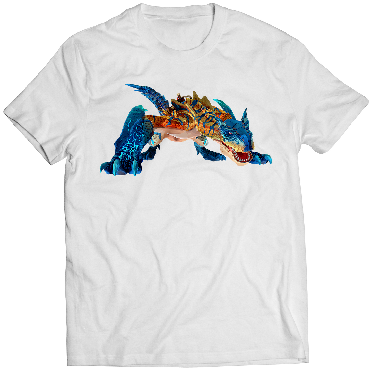 Grimclaw Tigrex MHS2: WOR Premium Unisex T-shirt (Vectorized Design)