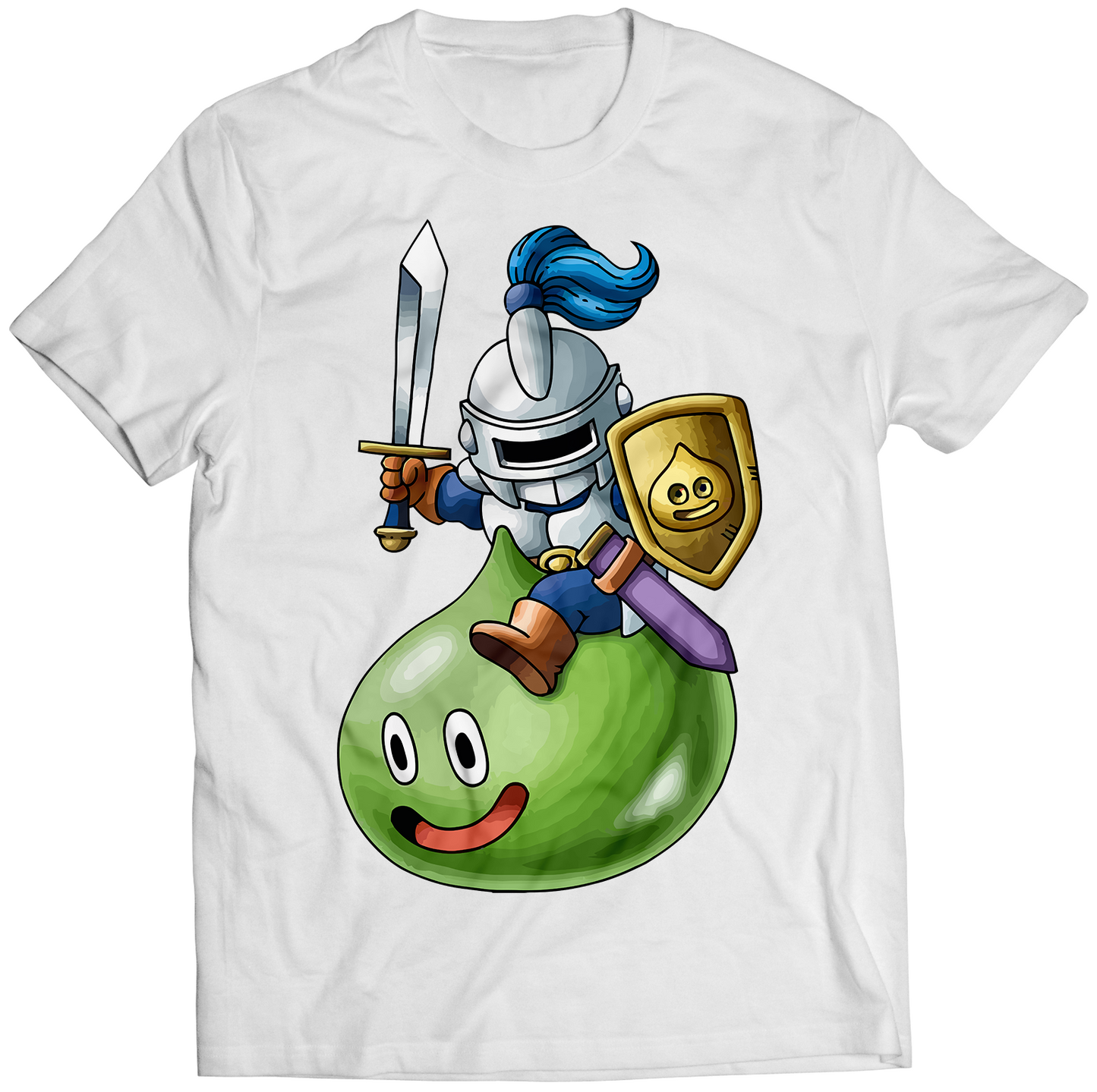 Slime Knight DQ8 VIII Premium Unisex T-shirt (Vectorized Design)