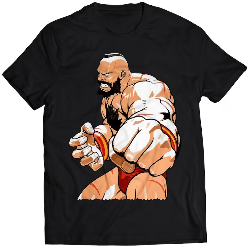 Zangief CFJ CFE Premium Unisex T-shirt (Vectorized Design).